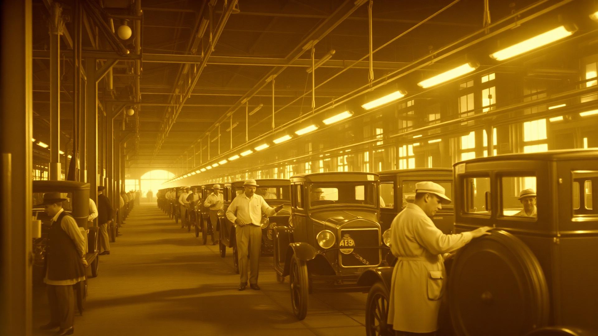 Automobile assembly line